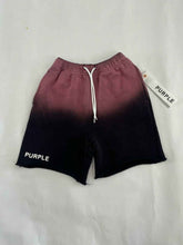 PURPLE BRAND P446 Black Beauty Fleece Short
